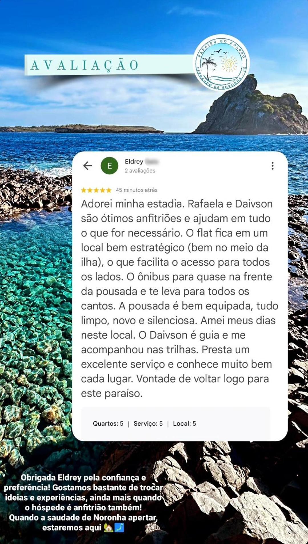 Paraiso Do Boldro Flat Fernando de Noronha Extérieur photo